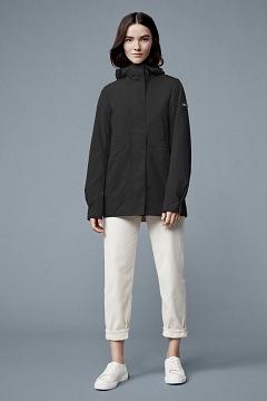 Chamarras Canada Goose Mujer México - Davie Rompevientos Black Label Negros XR8376415